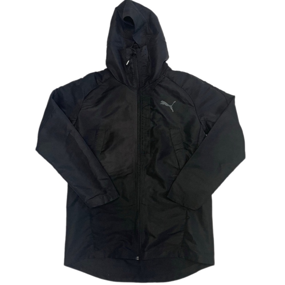 Puma mobility jacket forest night storm cell water repellent black windbreaker